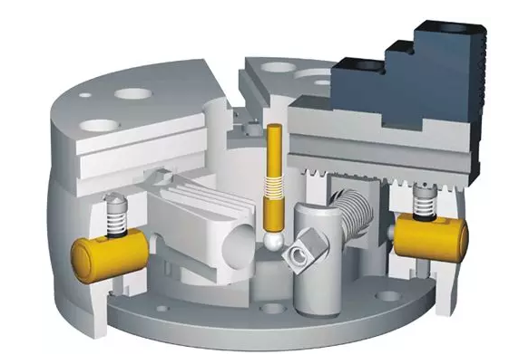 SCHUNK雄克剎車盤產(chǎn)品主要是種類繁多,已一個(gè)年產(chǎn)1000W片的企業(yè),通常剎車盤型號(hào)在上千種。每次加工不同產(chǎn)品需要進(jìn)行卡爪的換爪。