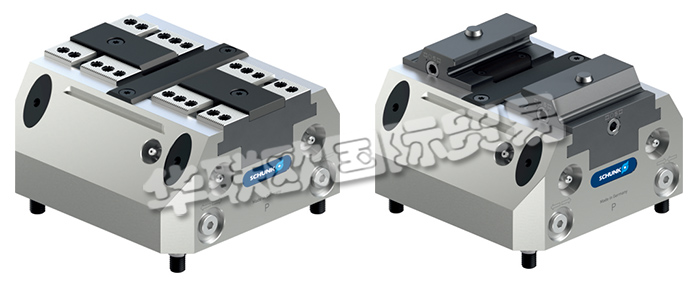 雄克二爪氣缸中的TANDEM系列氣動夾具可在受限空間內(nèi)實現(xiàn)高夾持力。廣泛的產(chǎn)品范圍,其中包括氣動夾具,具有標(biāo)準(zhǔn)夾爪行程、長行程、利用固定夾爪進(jìn)行夾持、卡爪快換系統(tǒng)或感應(yīng)式卡爪監(jiān)控,始終提供最適合您應(yīng)用的產(chǎn)品。雄克二爪氣缸有極其緊湊的設(shè)計,高達(dá) 55 kN 的極高夾持力,夾持力可通過氣壓調(diào)節(jié),中央機(jī)床側(cè)中央潤滑,標(biāo)配為兩個爪接口。